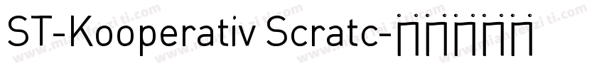 ST-Kooperativ Scratc字体转换